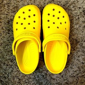 Yellow Crocs